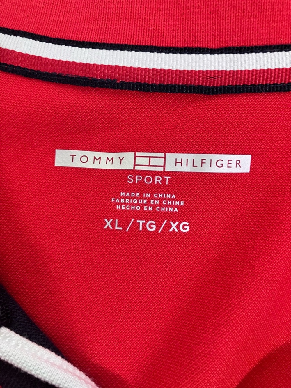 Tommy Hilfiger SPort Red Shirt Dress SIze XL - Picture 3 of 6